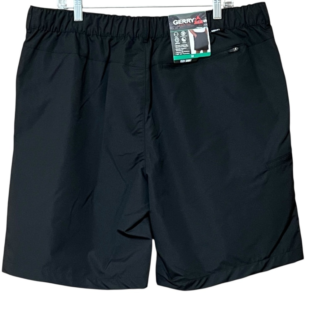 Gerry Tech Shorts 38 Black Gorpcore Outdoorcore Sportcore UV Stretch NWT